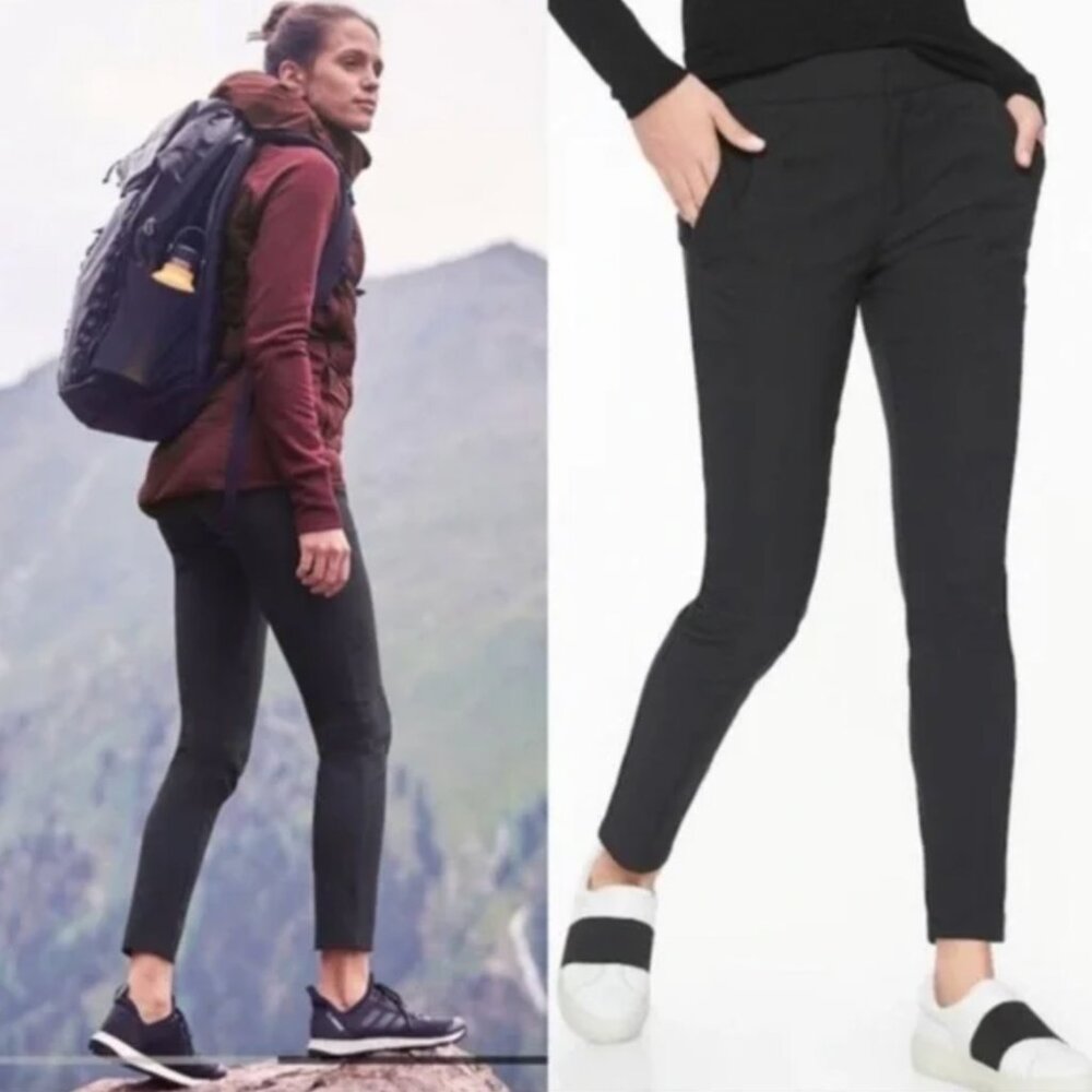 ATHLETA Wander Stash Skinny Pant 353676 in Black 10